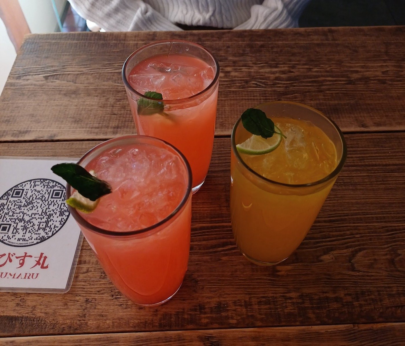 Limonadas y bebidas de frutas
