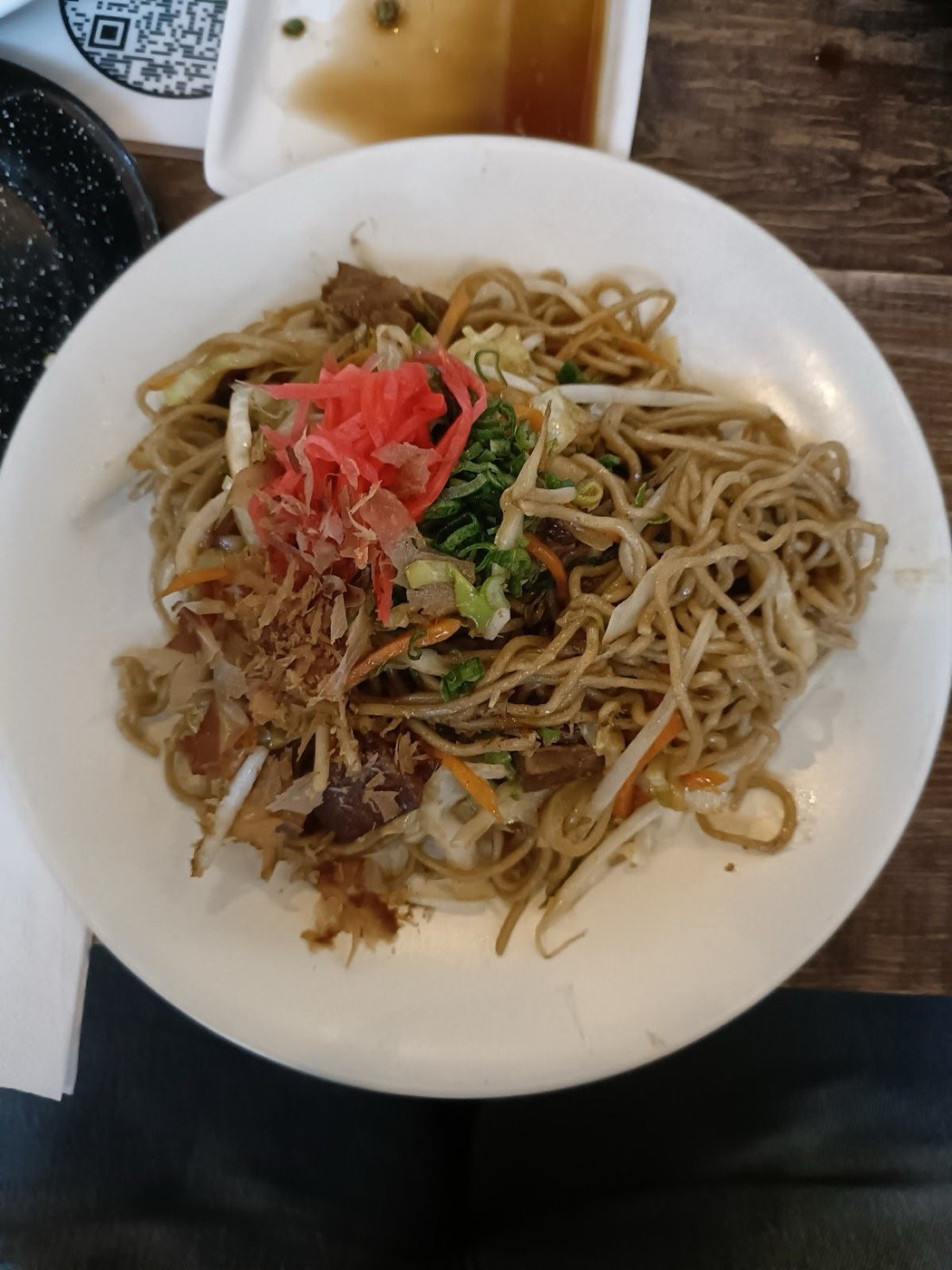 Yakisoba con jengibre rojo